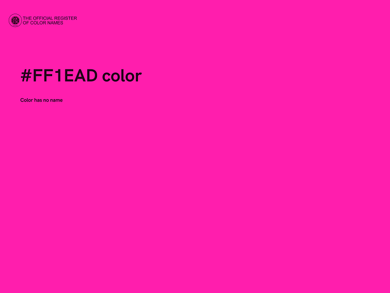 #FF1EAD color image