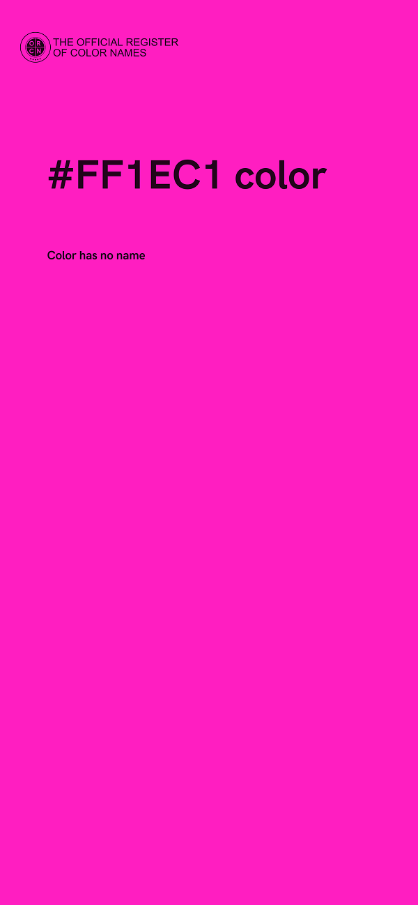 #FF1EC1 color image