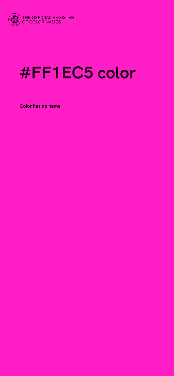 #FF1EC5 color image