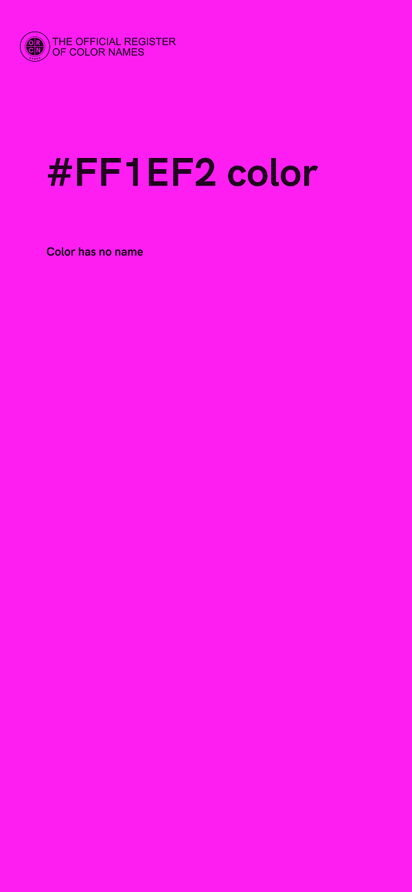 #FF1EF2 color image