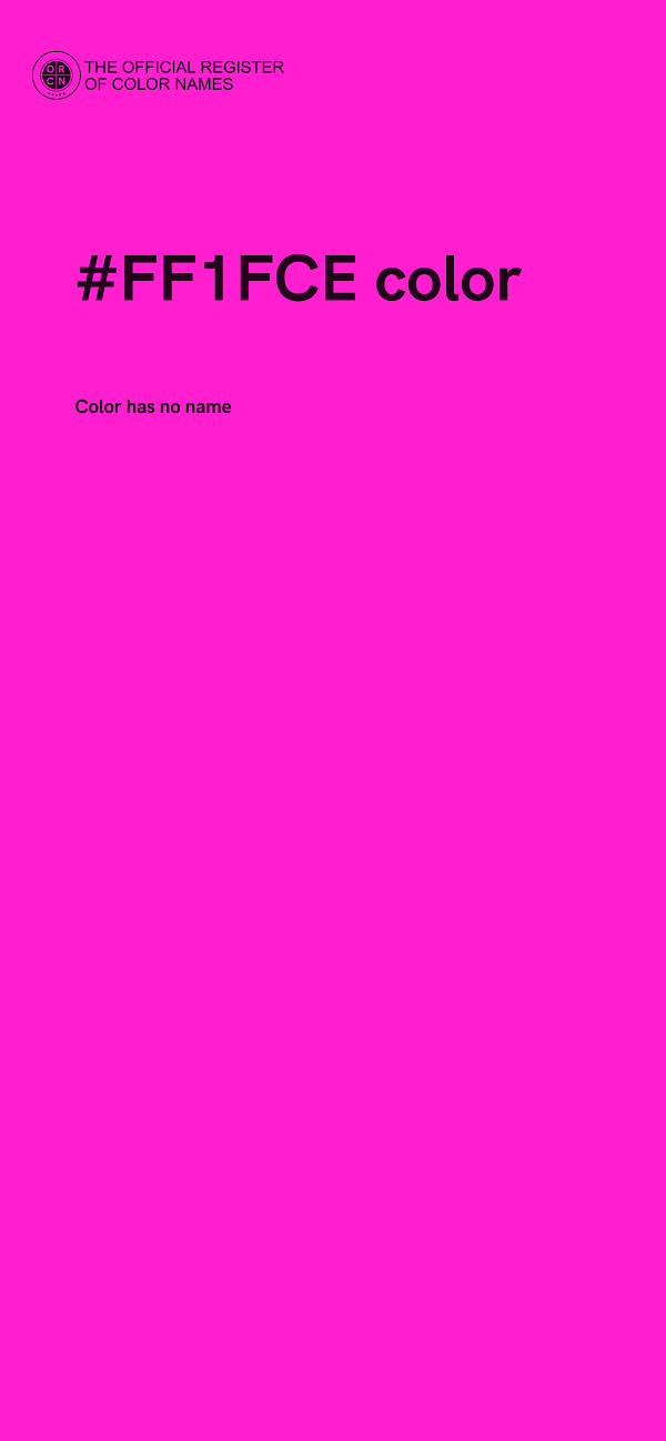 #FF1FCE color image