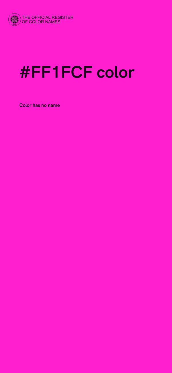 #FF1FCF color image