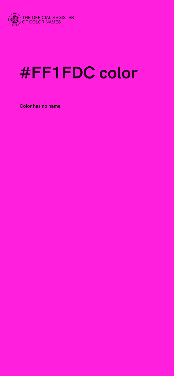 #FF1FDC color image