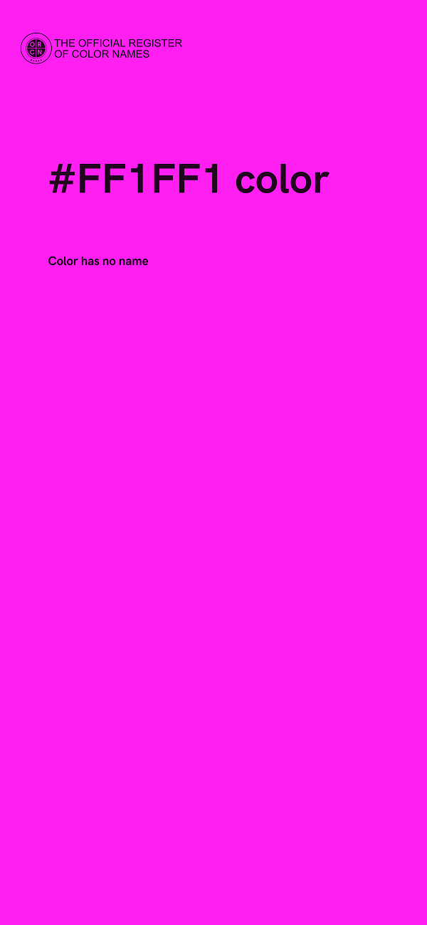 #FF1FF1 color image