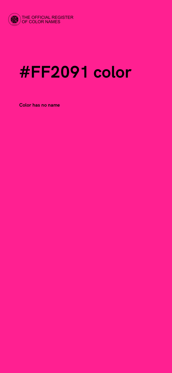 #FF2091 color image