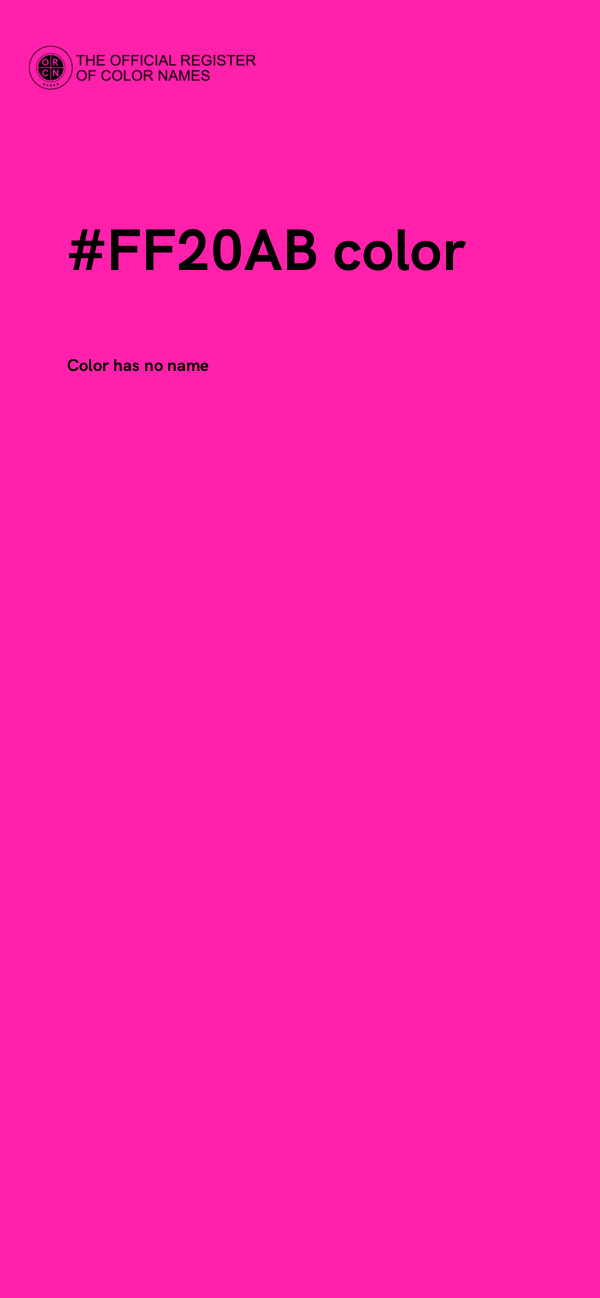 #FF20AB color image