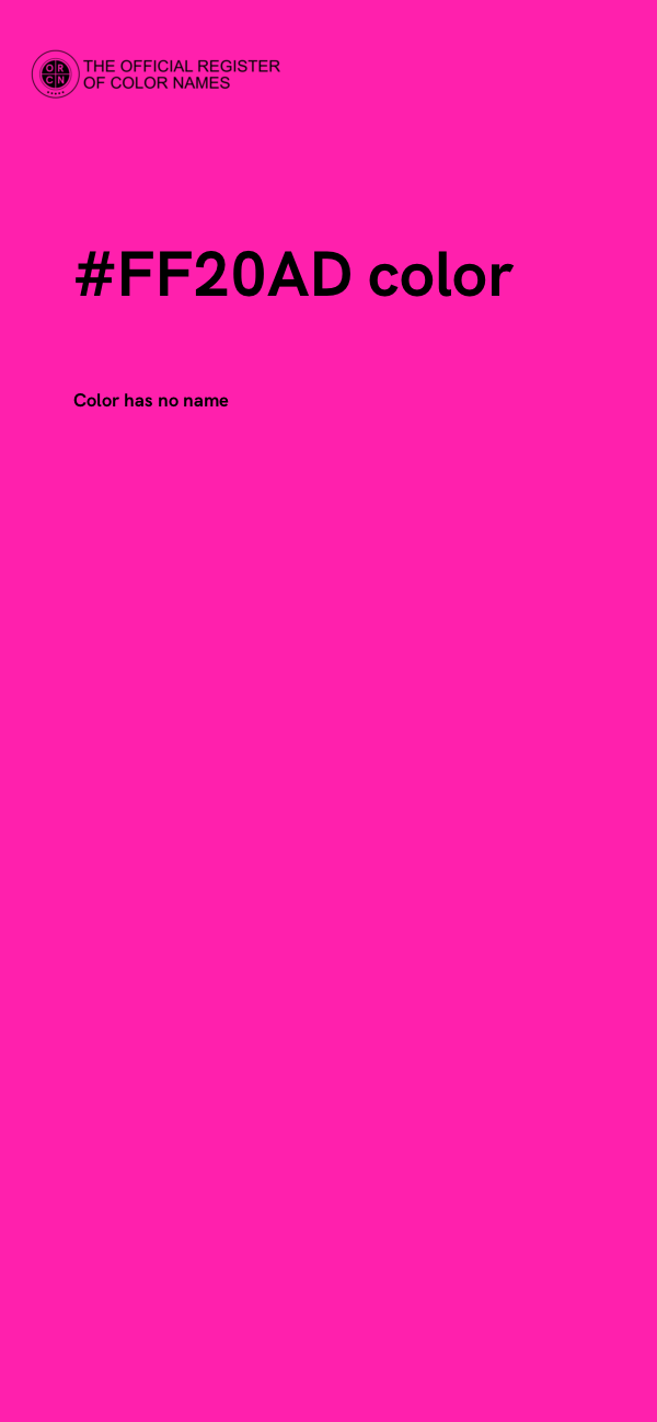 #FF20AD color image
