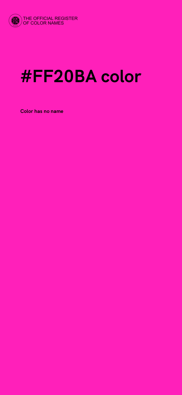 #FF20BA color image