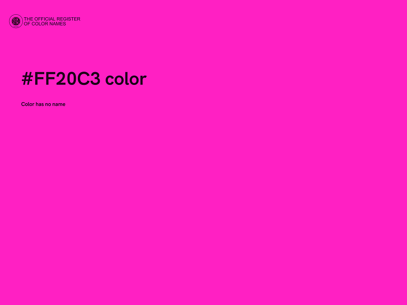 #FF20C3 color image