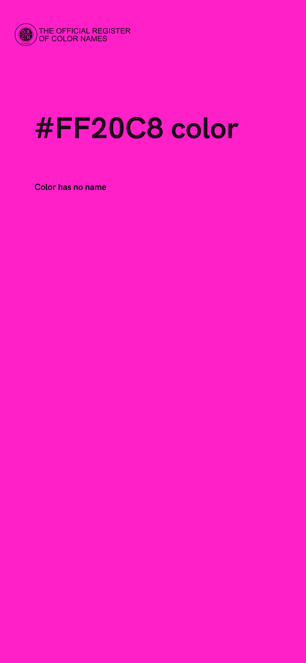 #FF20C8 color image