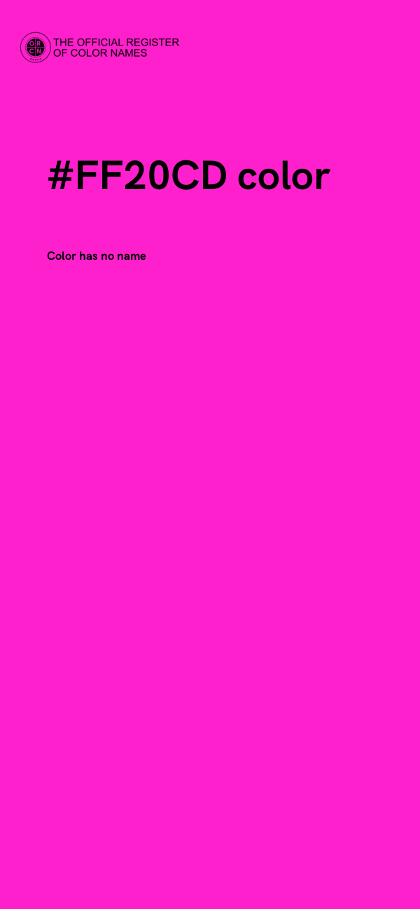 #FF20CD color image