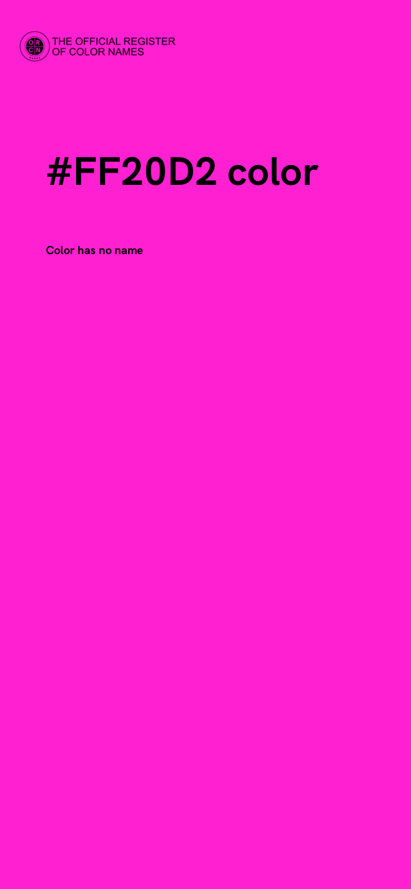 #FF20D2 color image