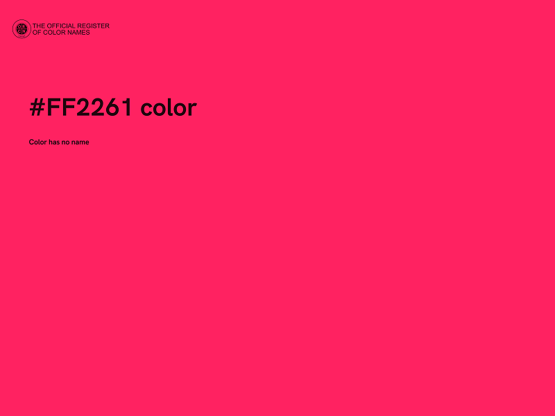 #FF2261 color image