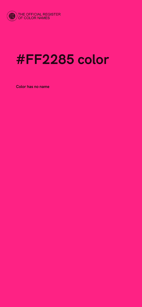#FF2285 color image