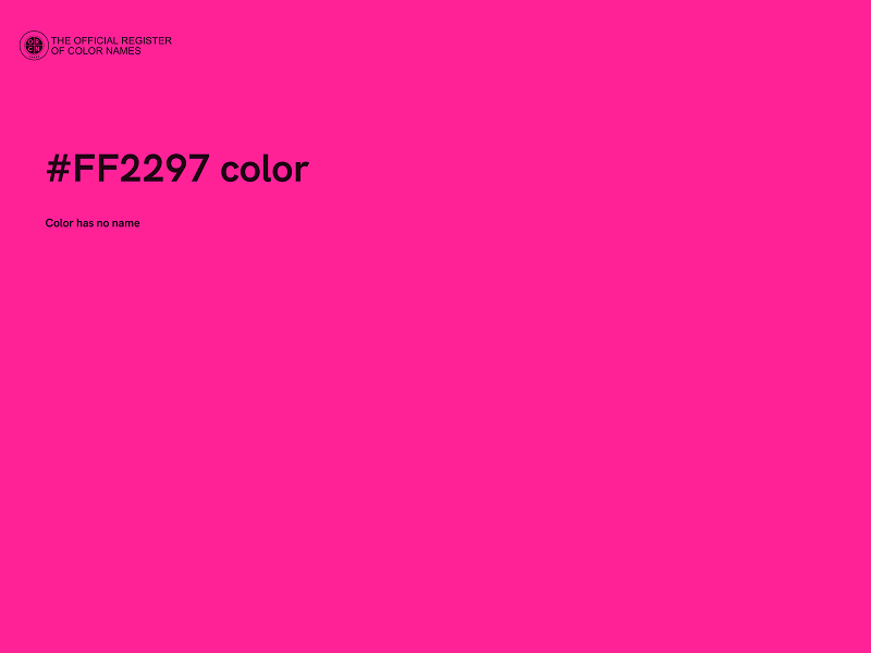 #FF2297 color image