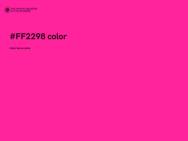 #FF2298 color image