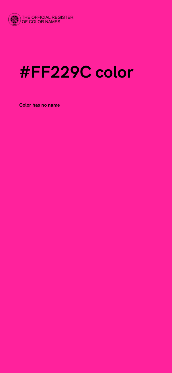 #FF229C color image