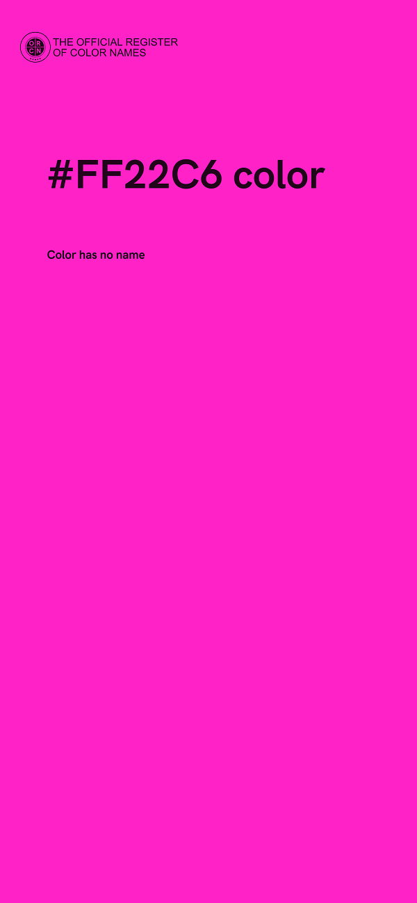 #FF22C6 color image