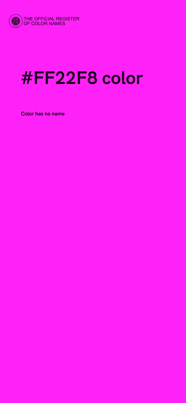 #FF22F8 color image