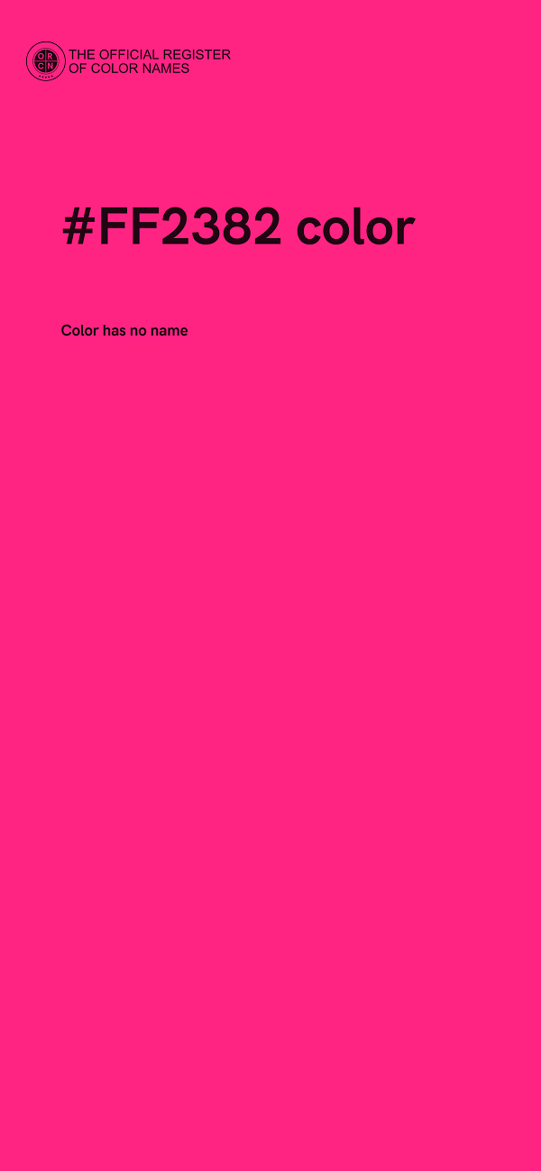 #FF2382 color image