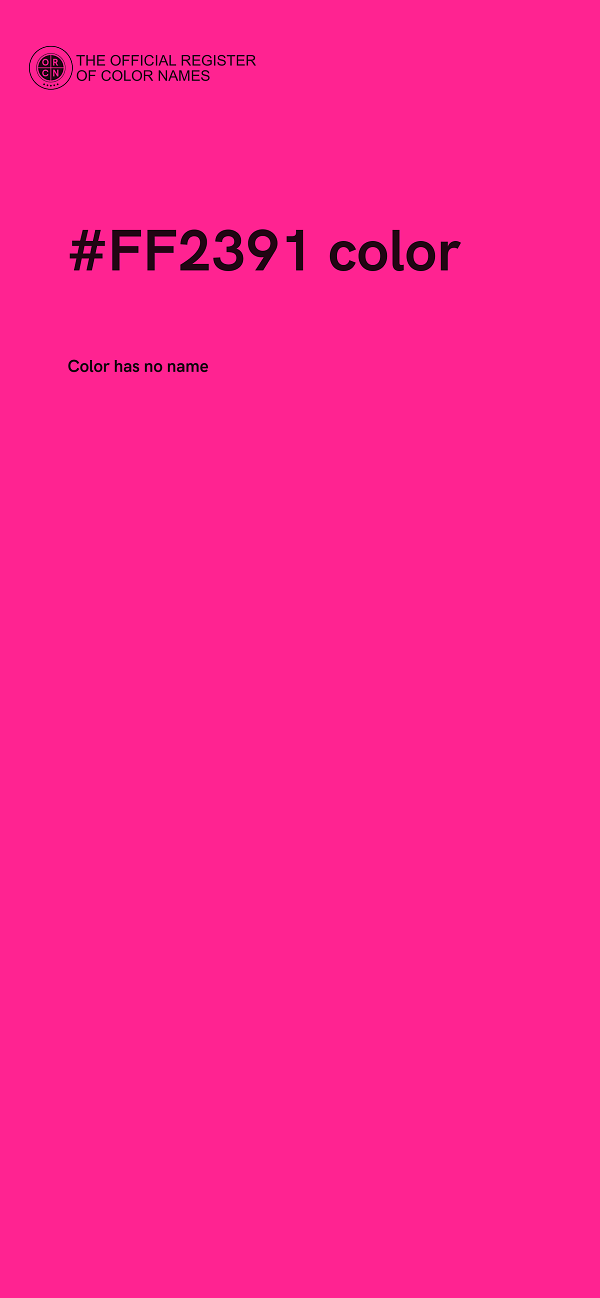 #FF2391 color image