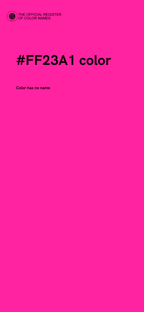#FF23A1 color image