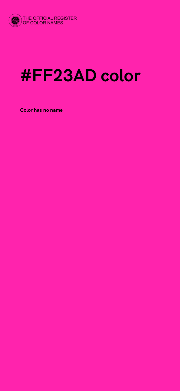 #FF23AD color image