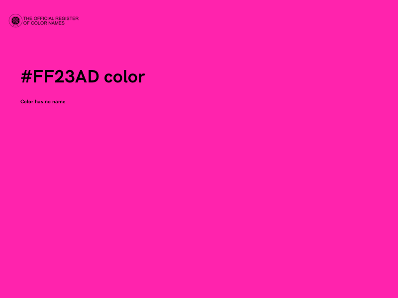 #FF23AD color image
