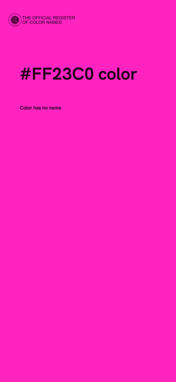 #FF23C0 color image