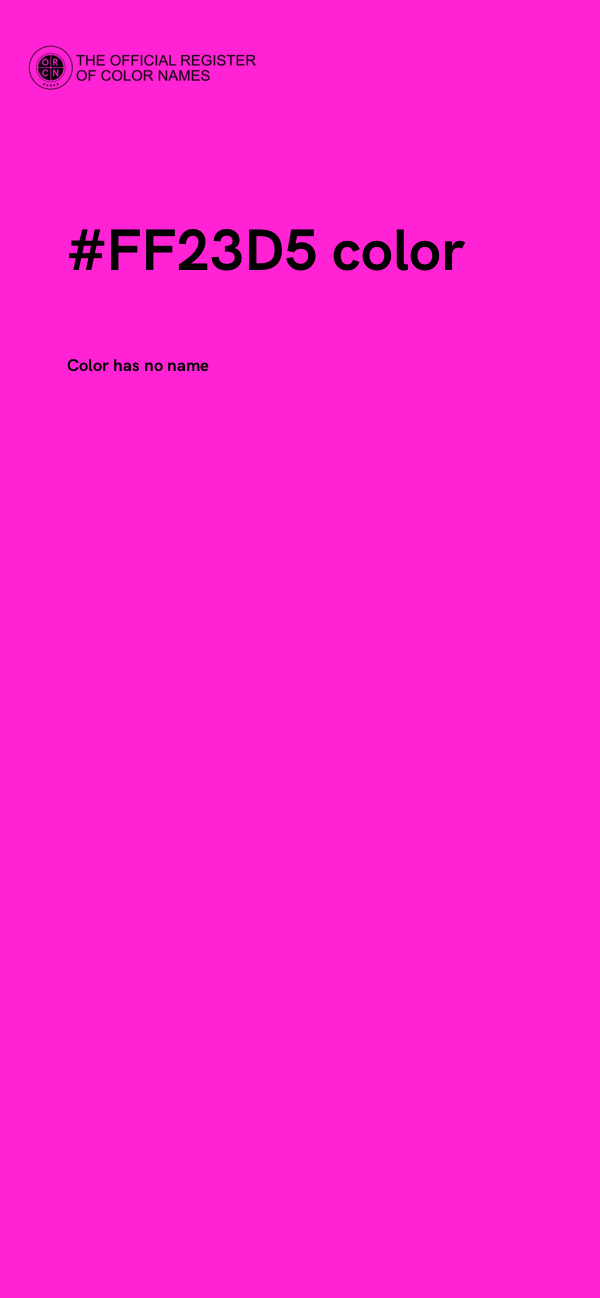 #FF23D5 color image