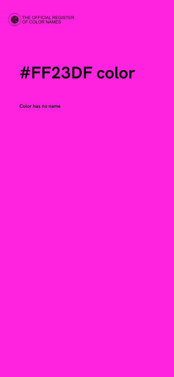 #FF23DF color image