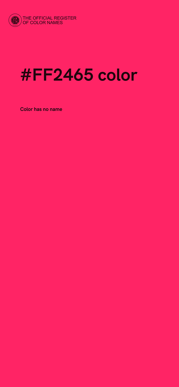 #FF2465 color image