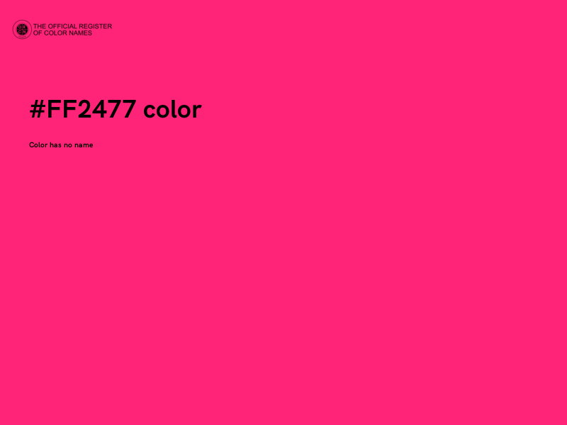 #FF2477 color image