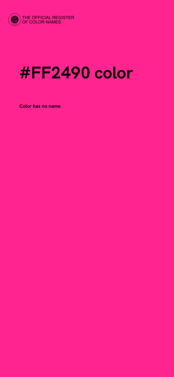 #FF2490 color image