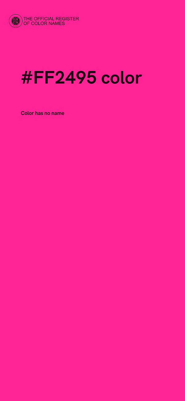 #FF2495 color image