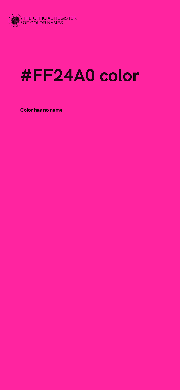 #FF24A0 color image