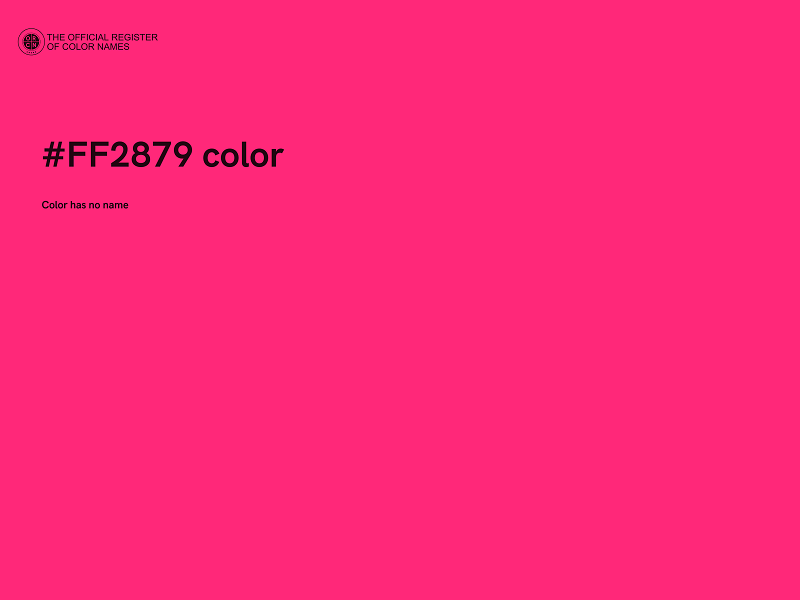 #FF2879 color image