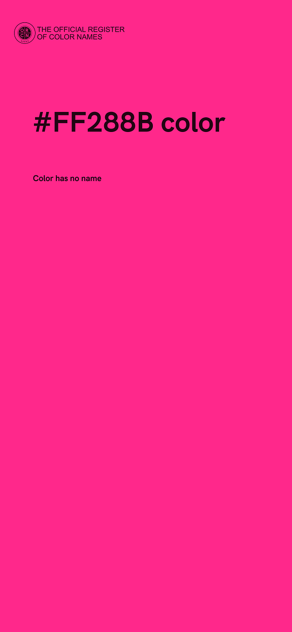 #FF288B color image
