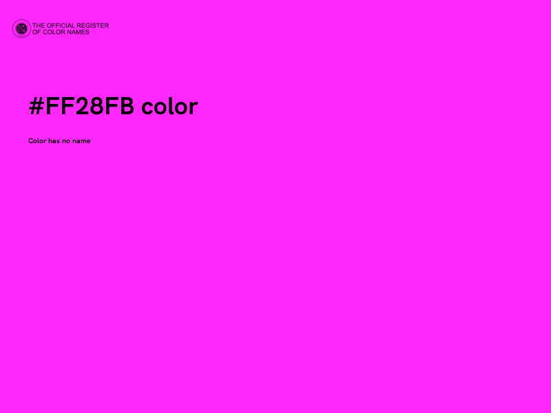 #FF28FB color image