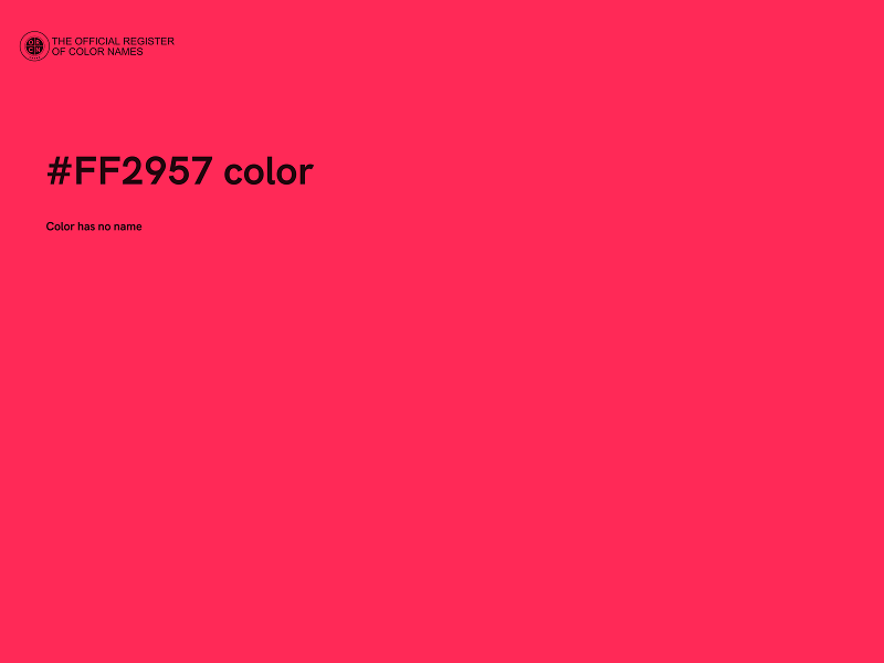 #FF2957 color image