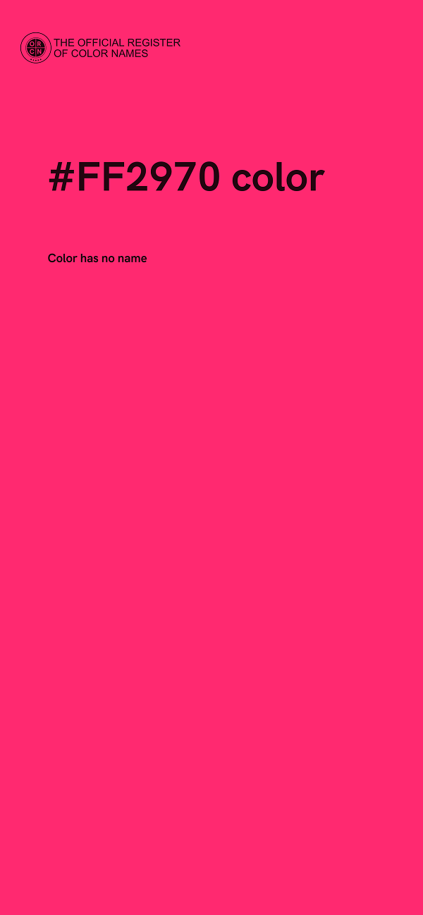 #FF2970 color image