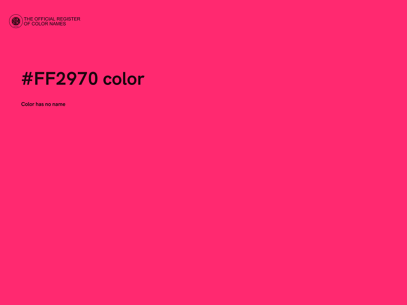 #FF2970 color image