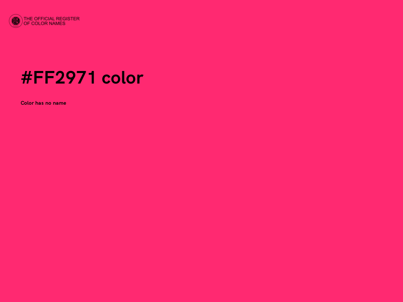 #FF2971 color image