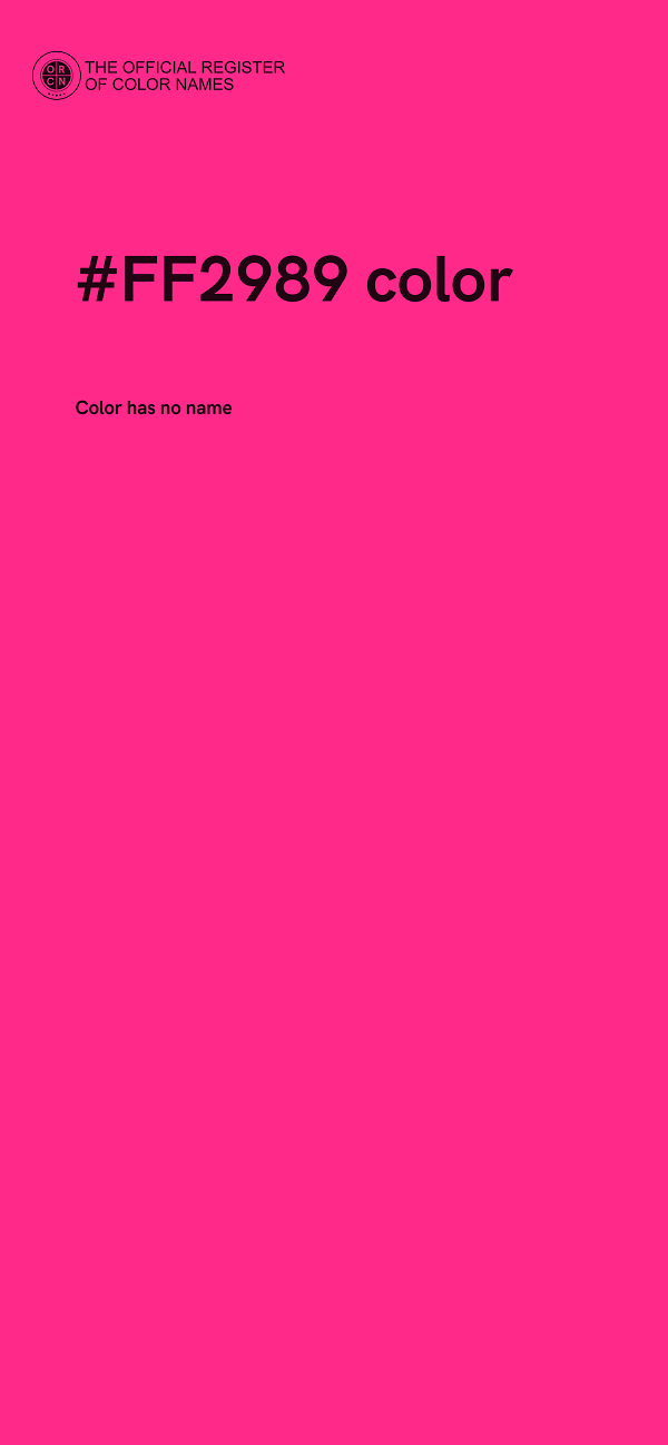 #FF2989 color image