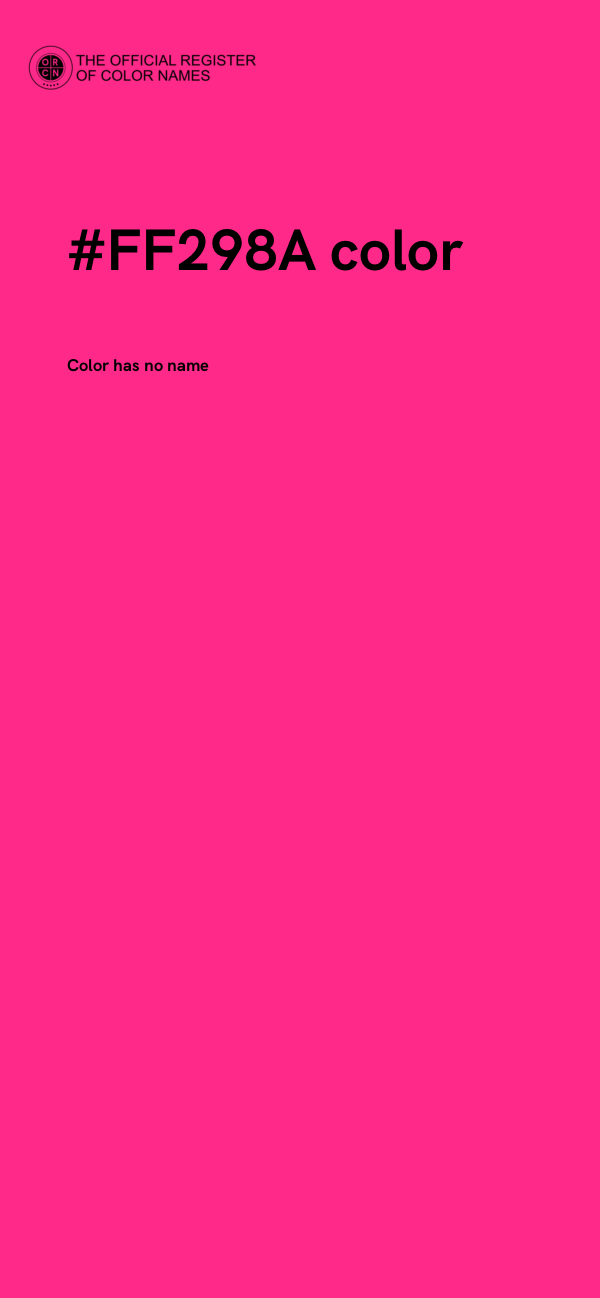#FF298A color image
