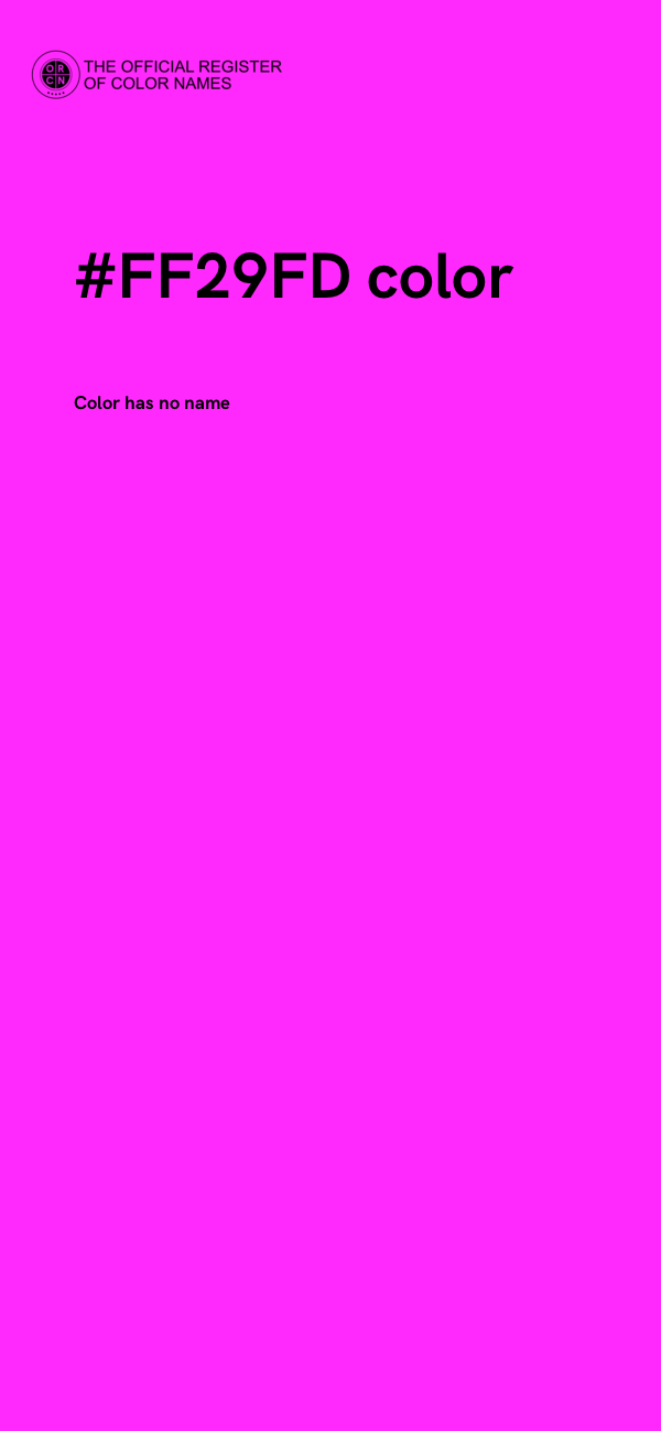 #FF29FD color image
