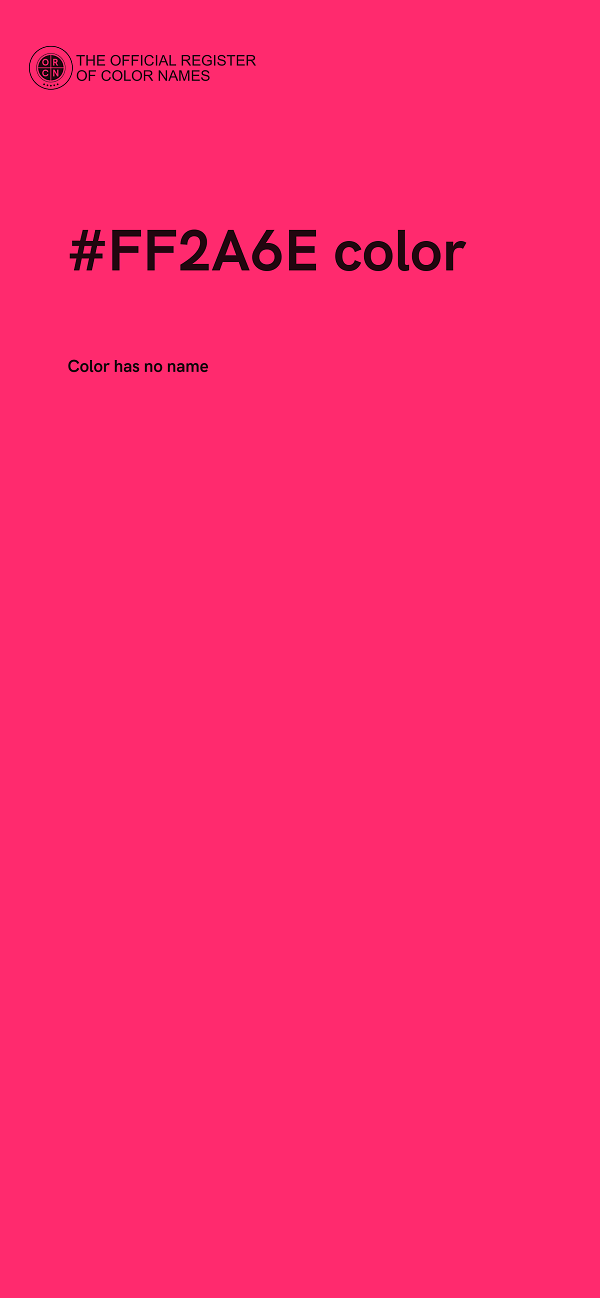 #FF2A6E color image