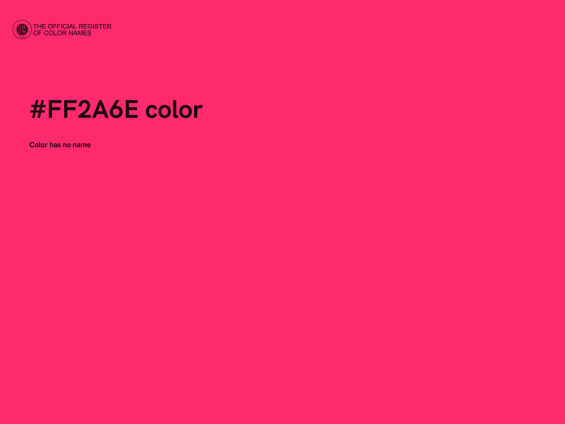 #FF2A6E color image