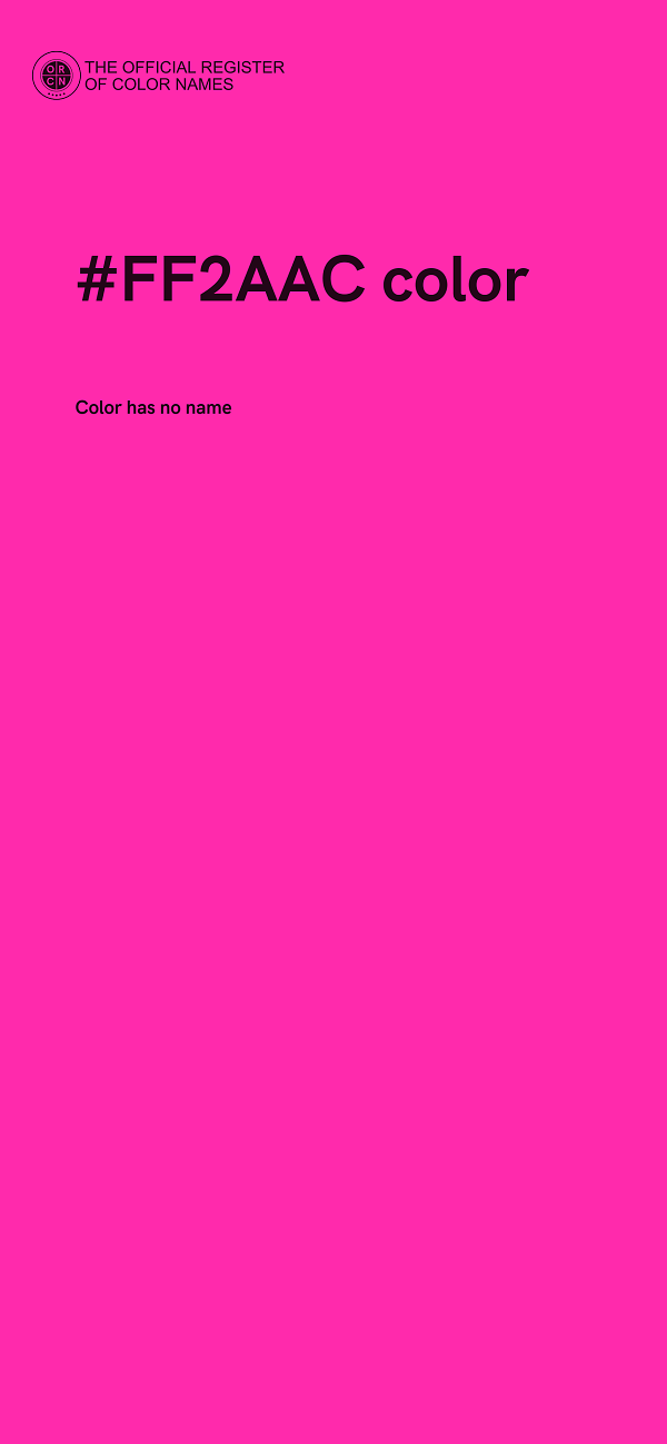 #FF2AAC color image