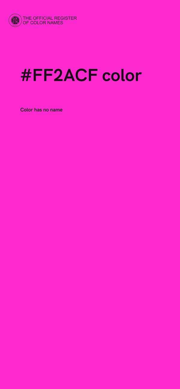 #FF2ACF color image